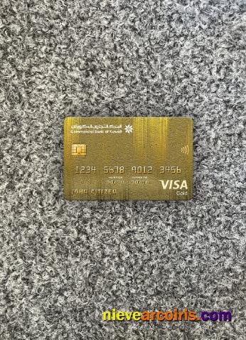 Kuwait Commercial Bank visa gold card visa gold card 2 photolook